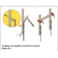 ProSolar Ground Trac Grade Stake Kit, A-GS-6