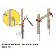 ProSolar Ground Trac Grade Stake Kit, A-GS-6