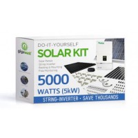 5000 Watt (5kW) DIY Solar Panel Kit w/String Inverter