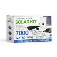7000 Watt (7kW) DIY Solar Install Kit w/String Inverter