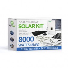 8000 Watt (8kW) DIY Solar Install Kit w/String Inverter